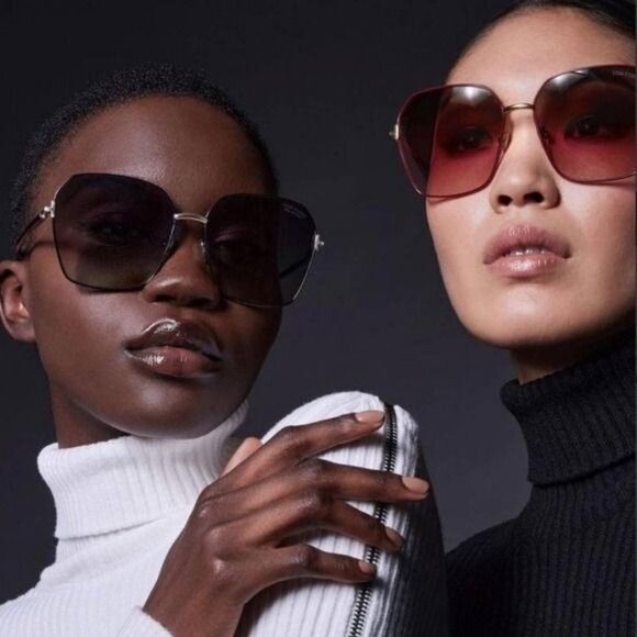 NEW TOM FORD CLAUDIA-02 TF839 01D POLARIZED SUNGLASSES BLACK WOMEN FT0839/S 01D main image 4